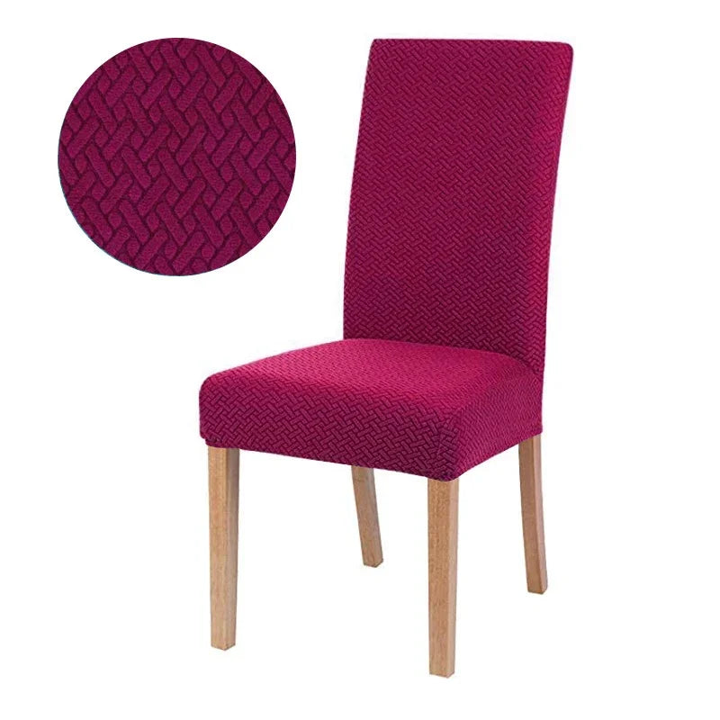 Resilient Chair Cover Washable Dining Chair Cover Quick Installation Suitable for Dining Room Banquet Home Decoration