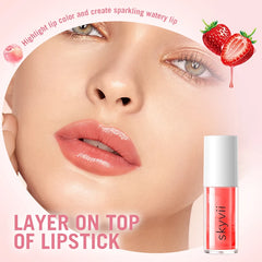 Glow Reviver Lip Oil, Nourishing Tinted Lip Oil For A High-shine Finish, Infused With Jojoba Oil, Vegan & Cruelty-free, Jam Session