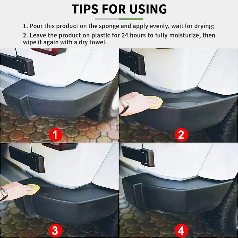 Car Plastic Restorer Back To Black Gloss Car Cleaning Products