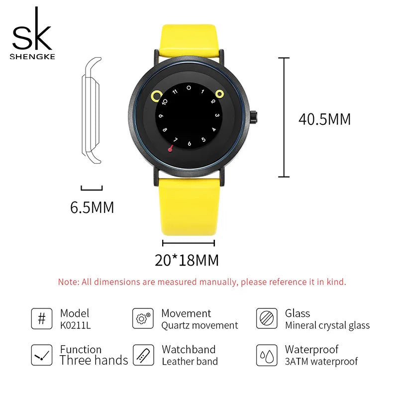 Shengke Creative Design Women's Quartz Watches Top Brand Ladies Wristwatches Fashion Free Styles Female Clock SK Best Gifts