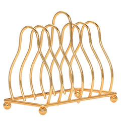 Metal Iron Kitchen Dish Plate Holder Metal Drainin Serve Rack Accessories Rack Supplies for Home Restaurant Bar Tableware Rack