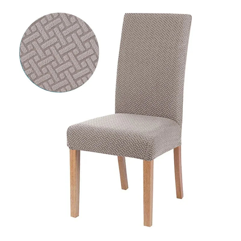 Resilient Chair Cover Washable Dining Chair Cover Quick Installation Suitable for Dining Room Banquet Home Decoration