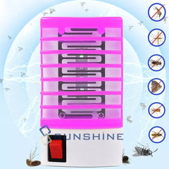 Mini Electric Insect Killer Lamp | Mosquito, Dengue, Flies, Bees Zapper | LED UV Light Trap – Portable & Eco-Friendly