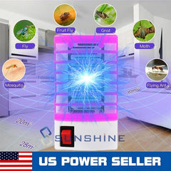 Mini Electric Insect Killer Lamp | Mosquito, Dengue, Flies, Bees Zapper | LED UV Light Trap – Portable & Eco-Friendly